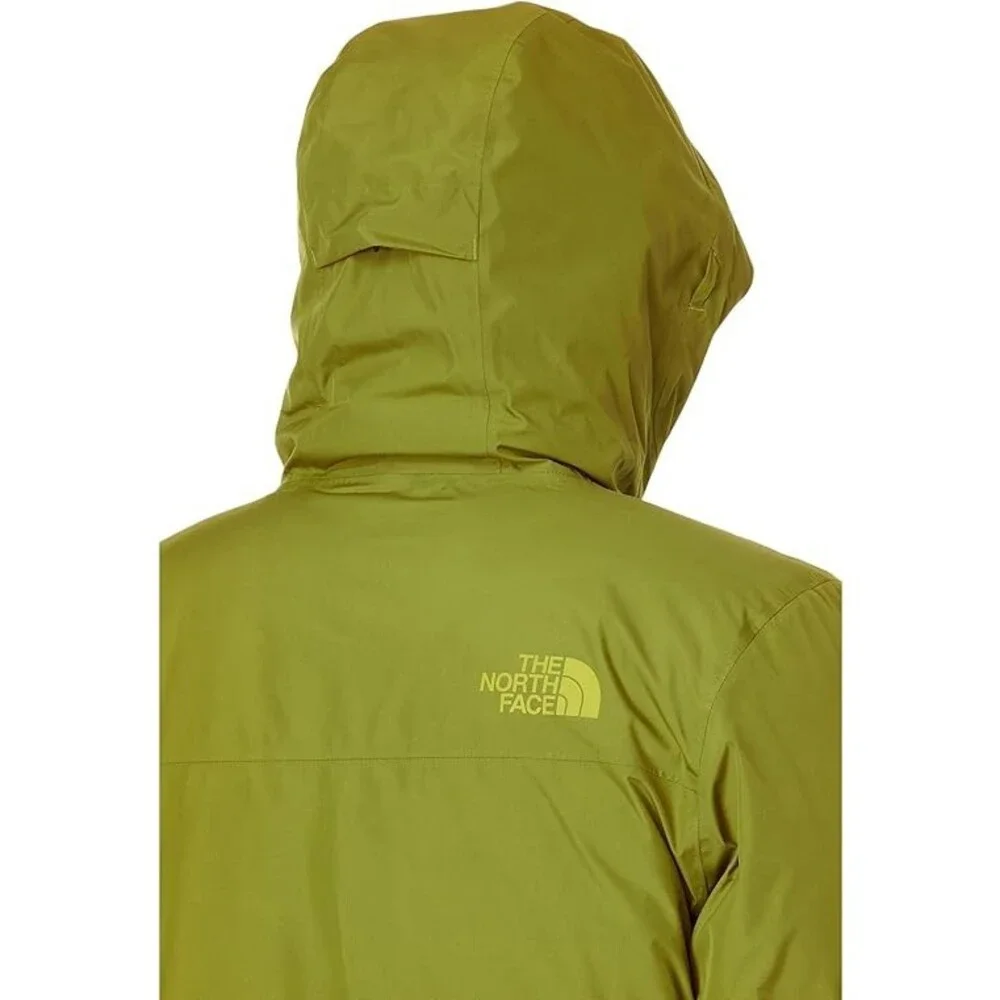The North Face Arctic GORE-TEX Parka Jacket Men 2XL Sulphur Moss Full Zip ASM130